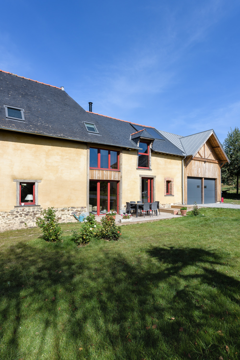 maison en bauge enduit terre et chaux